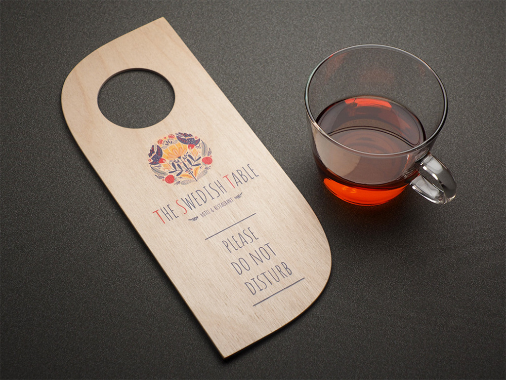 Logo trade promotional gifts image of: DND door sign 1160121