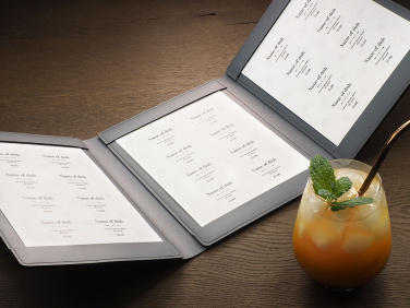 Logo trade promotional merchandise image of: Menu 1112094