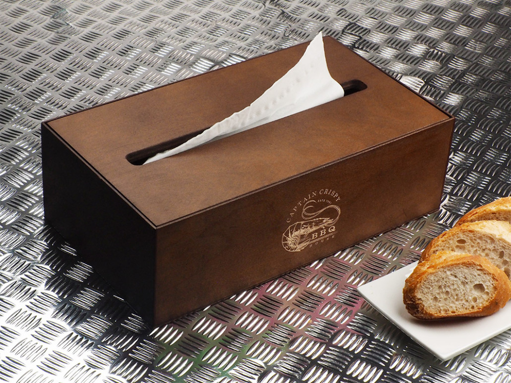 Logo trade promotional merchandise image of: Tissue box 1963121