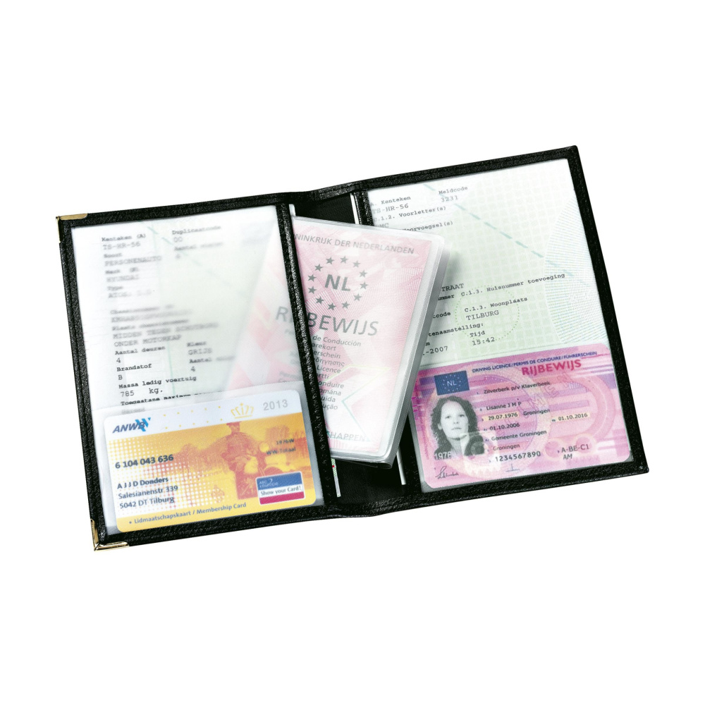 Logo trade promotional giveaways image of: Car document wallet