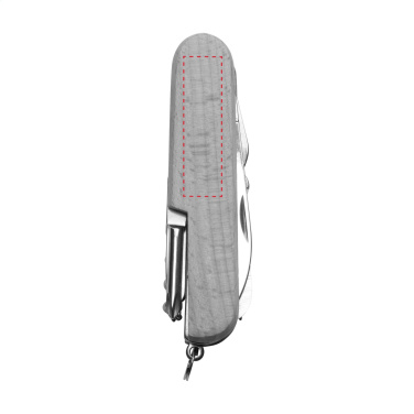 Logo trade promotional items image of: Beechwood Pocket knife