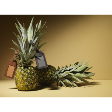Logo trade advertising product photo of: Vegan Pineapple Leather Luggage Tag