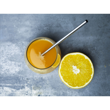 Logotrade promotional item image of: Reusable 1 piece ECO Straw Set stainless-steel straw