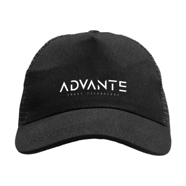 Logotrade advertising products photo of: Trucker Recycled Cotton cap
