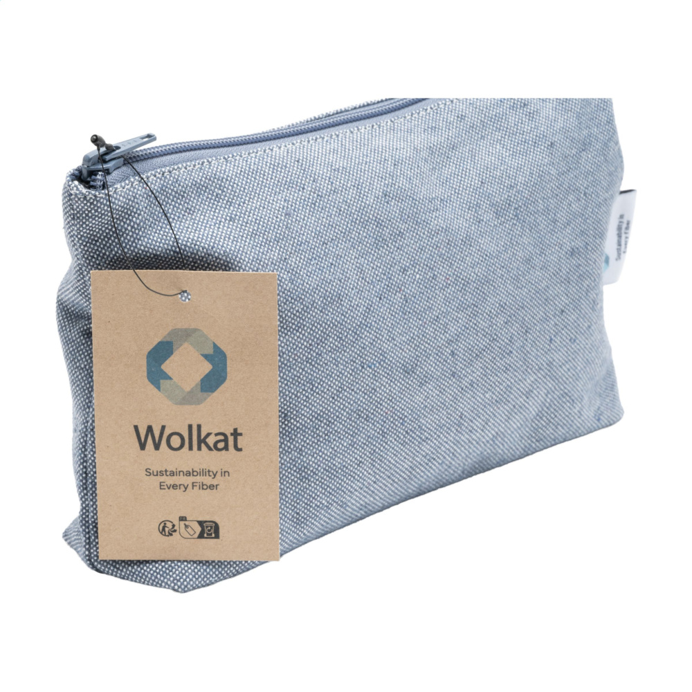 Logotrade business gifts photo of: Wolkat Safi Recycled Textile Cosmetic Bag