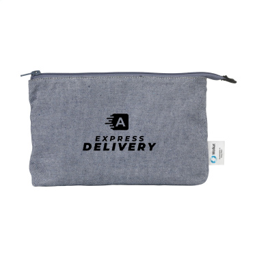 Logo trade business gift photo of: Wolkat Safi Recycled Textile Cosmetic Bag