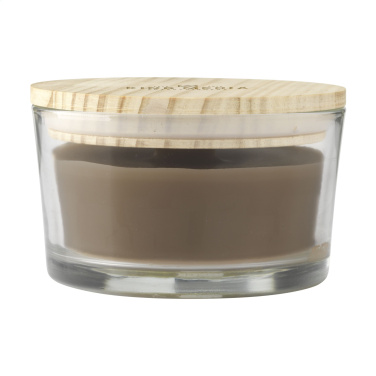 Logotrade promotional item picture of: Wooosh Flame Scented Candle Dark Amber