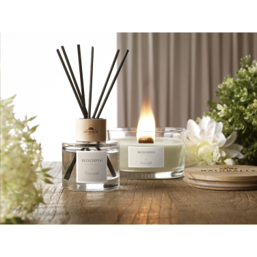 Logo trade promotional merchandise image of: Wooosh Flame Scented Candle Fine Oudh