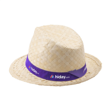 Logo trade business gifts image of: Toledo Straw Hat