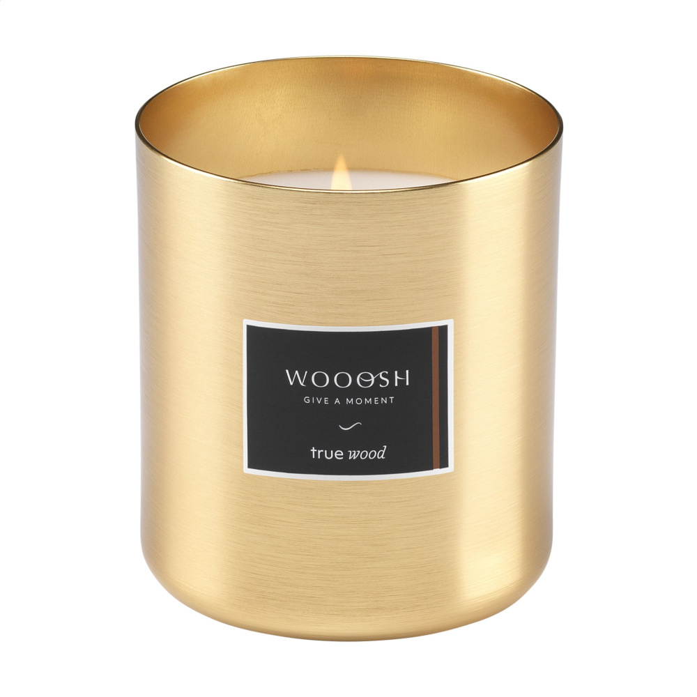 Logo trade promotional giveaways picture of: Wooosh Scented Candle True Wood X-Mas