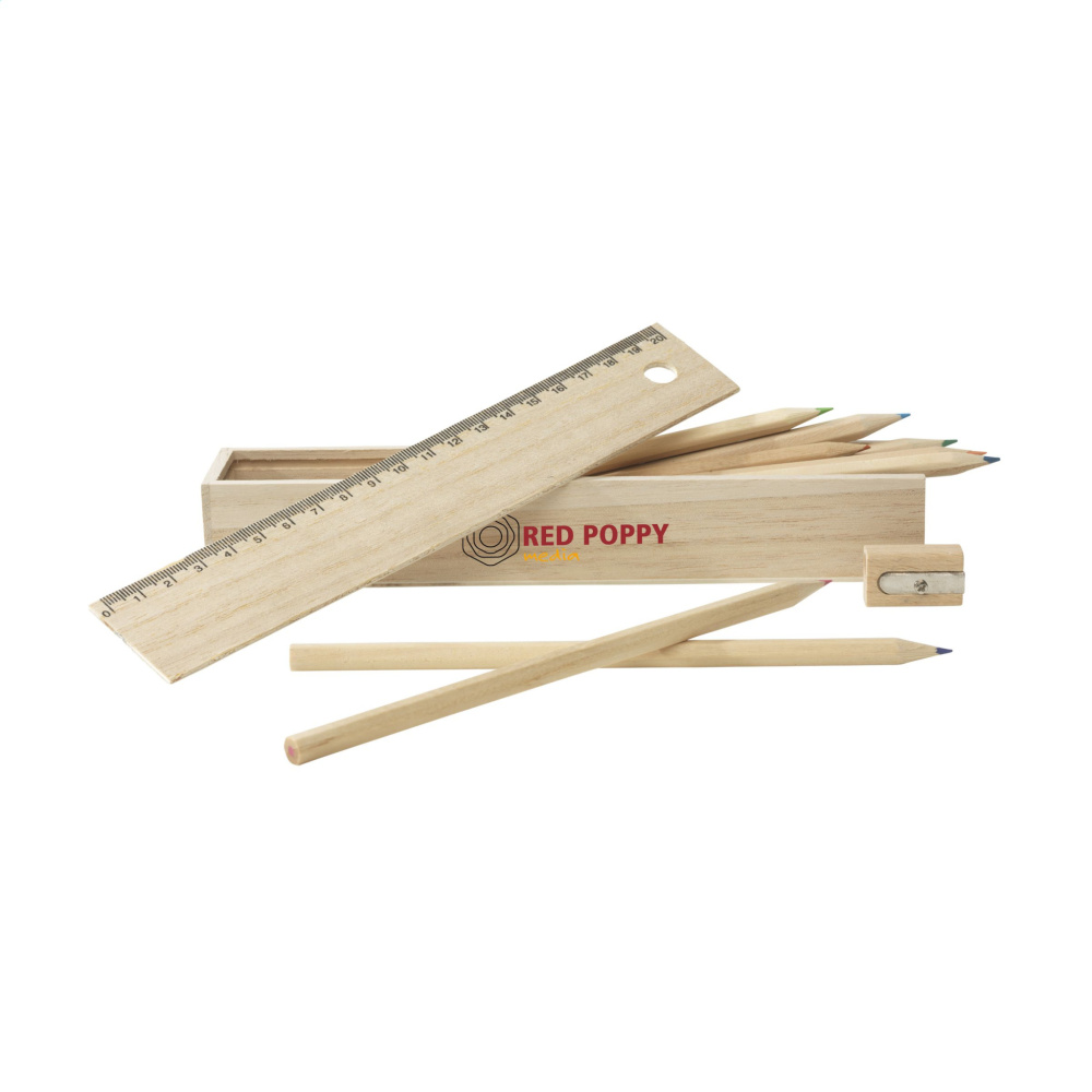 Logotrade promotional merchandise image of: LiniBox colouring pencils