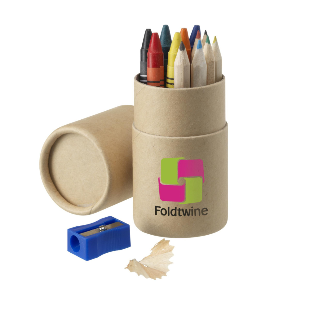 Logo trade advertising products image of: ColourJoy crayons