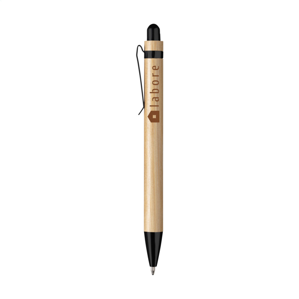 Logo trade promotional gifts picture of: Boston Bamboo pen