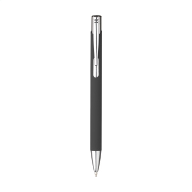 Logo trade advertising products picture of: Ebony Soft Touch pen