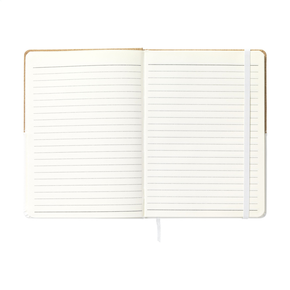 Logo trade promotional gifts picture of: Journal Cork Paper Notebook
