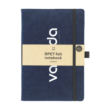 Logo trade advertising products picture of: Felty GRS RPET Paper Notebook A5