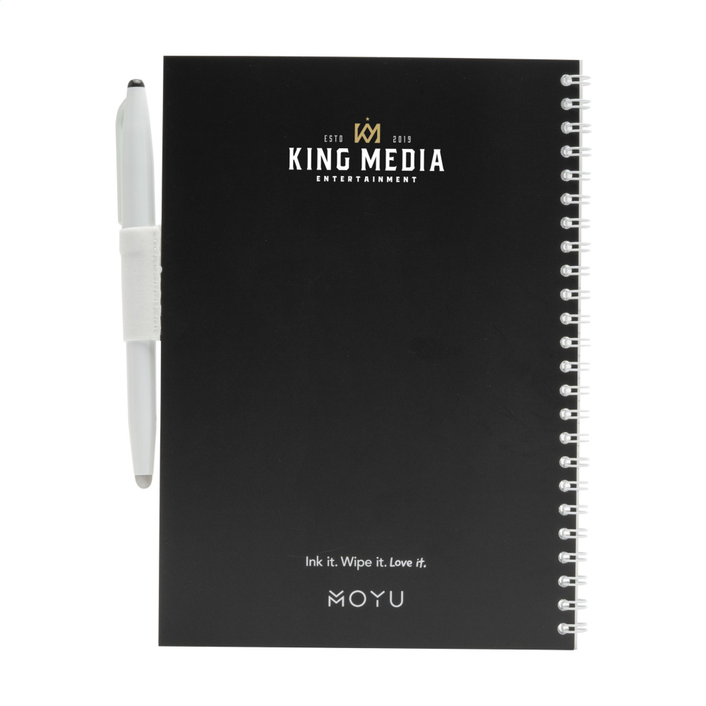 Logotrade promotional gift image of: MOYU Erasable Stone Paper Notebook SoftCover 18 pages