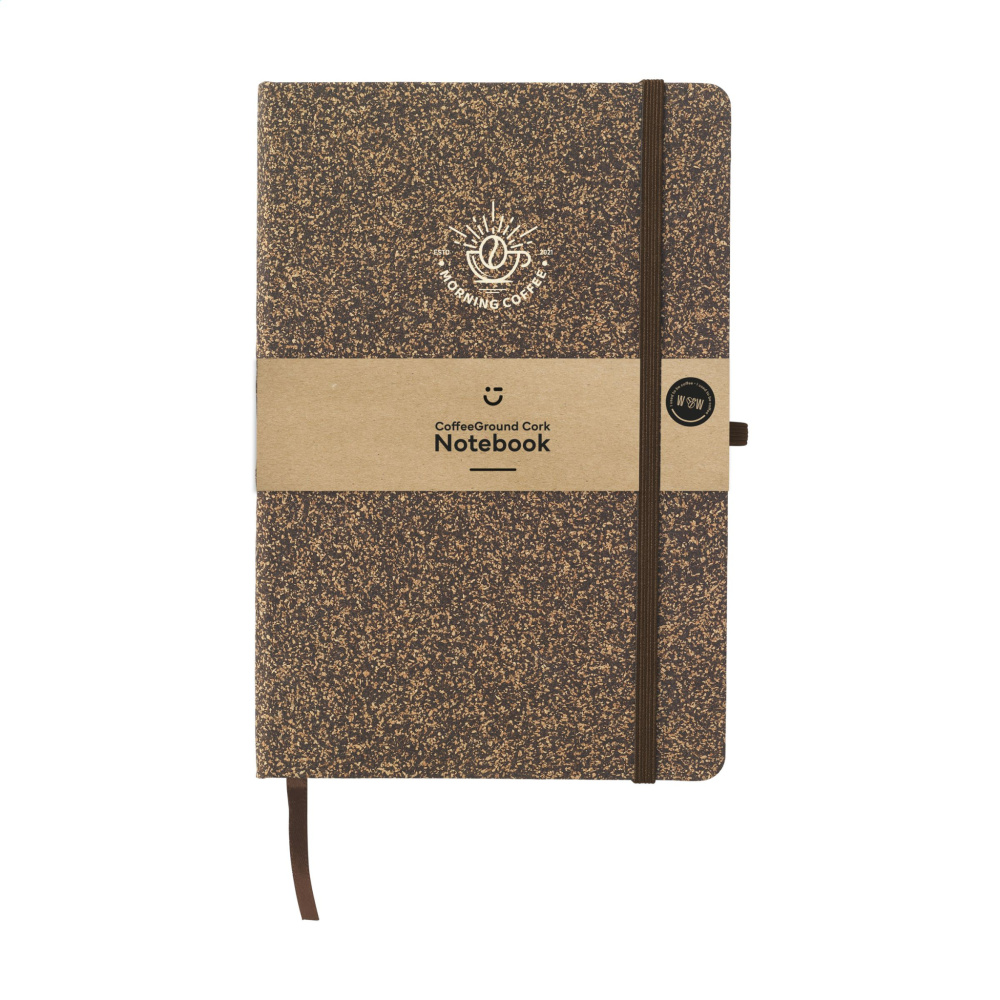 CoffeeGround Cork Paper Notebook A5, brown, colour variant