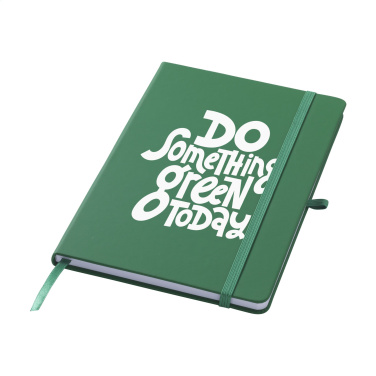Logotrade promotional item image of: Recycled GRS PU Paper Notebook A5