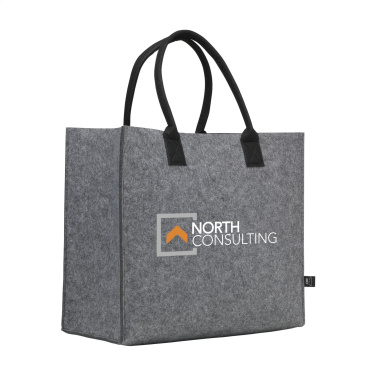 Logo trade promotional giveaways image of: BigShopper Argus GRS RPET Felt