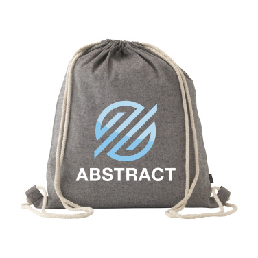 Logotrade promotional giveaway picture of: GRS Recycled Cotton PromoBag (180 g/m²) backpack
