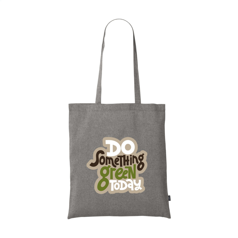 Logotrade promotional giveaway picture of: GRS Recycled Cotton Shopper (180 g/m²) bag