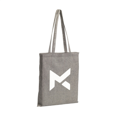 Logo trade promotional gift photo of: GRS Recycled Cotton Shopper (180 g/m²) bag