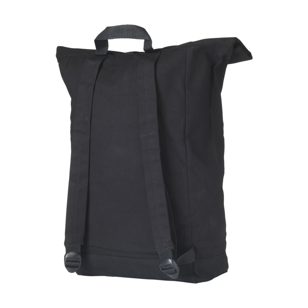Logo trade promotional merchandise picture of: Nolan Canvas backpack