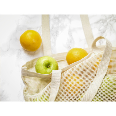 Logotrade promotional giveaways photo of: Natura Organic Mesh Shopper (180 g/m²) shopping bag