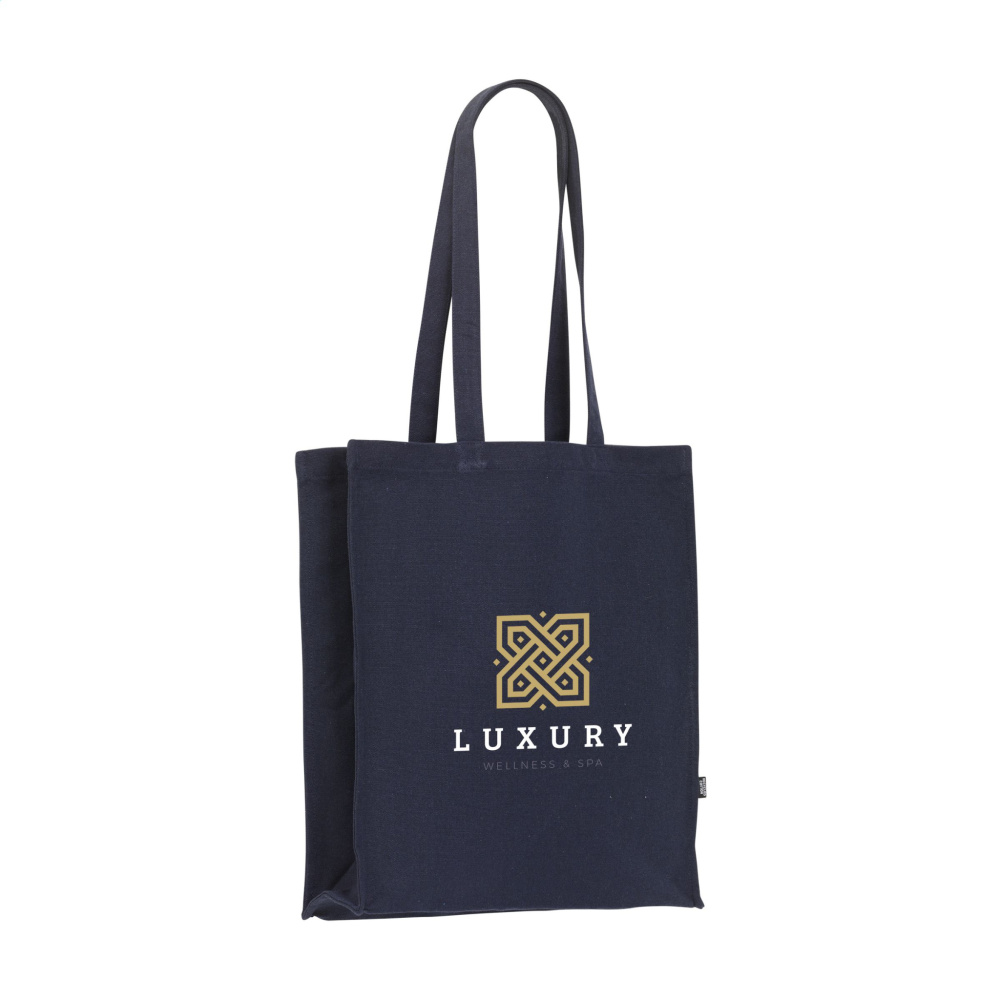 Logo trade business gifts image of: Solid Bag Colour GRS Recycled Canvas (340 g/m²)
