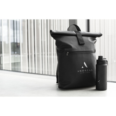 Logotrade promotional product image of: Lennon Roll-Top Recycled Backpack