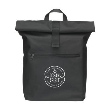 Logo trade advertising products image of: Lennon Roll-Top Recycled Backpack