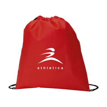 Logo trade advertising products image of: Non-Woven Promobag GRS RPET backpack