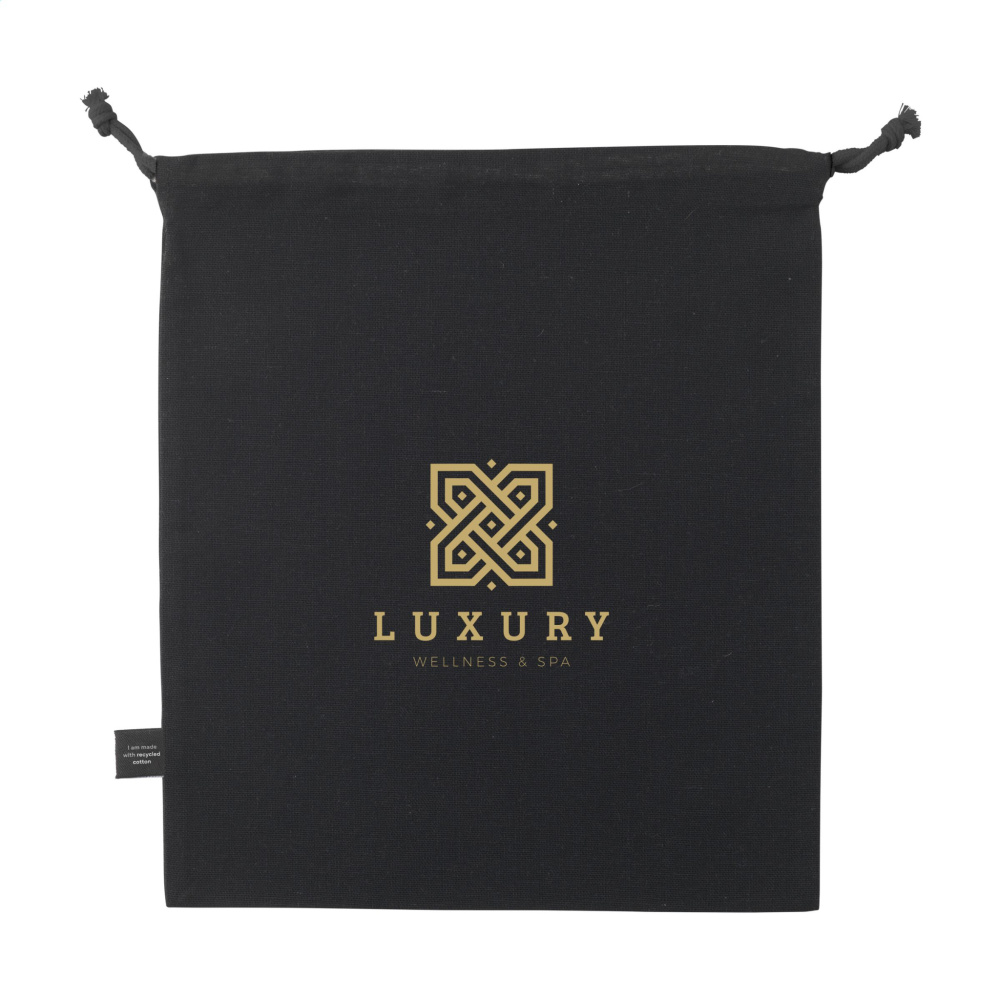 Logotrade advertising product picture of: Gift Pouch GRS Recycled Cotton (150 g/m²) M