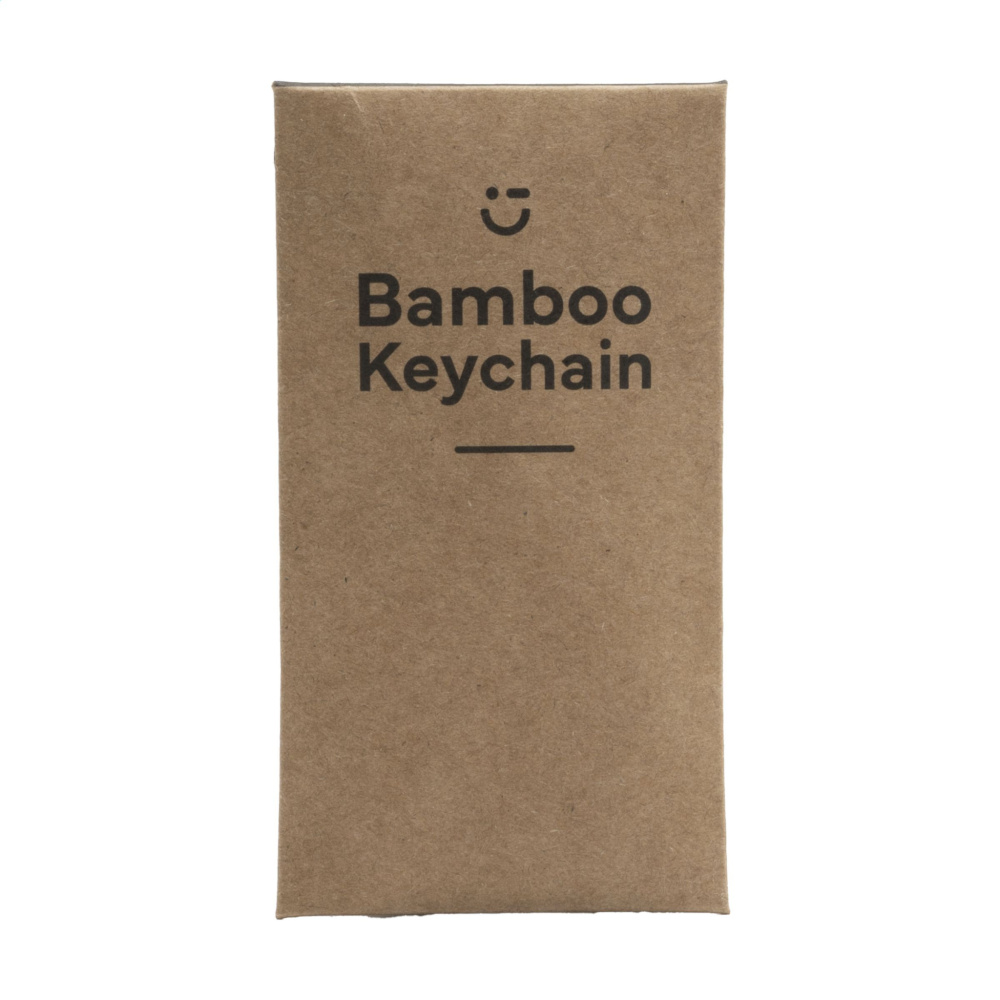 Logo trade promotional gifts image of: WoodKey Circle keychain