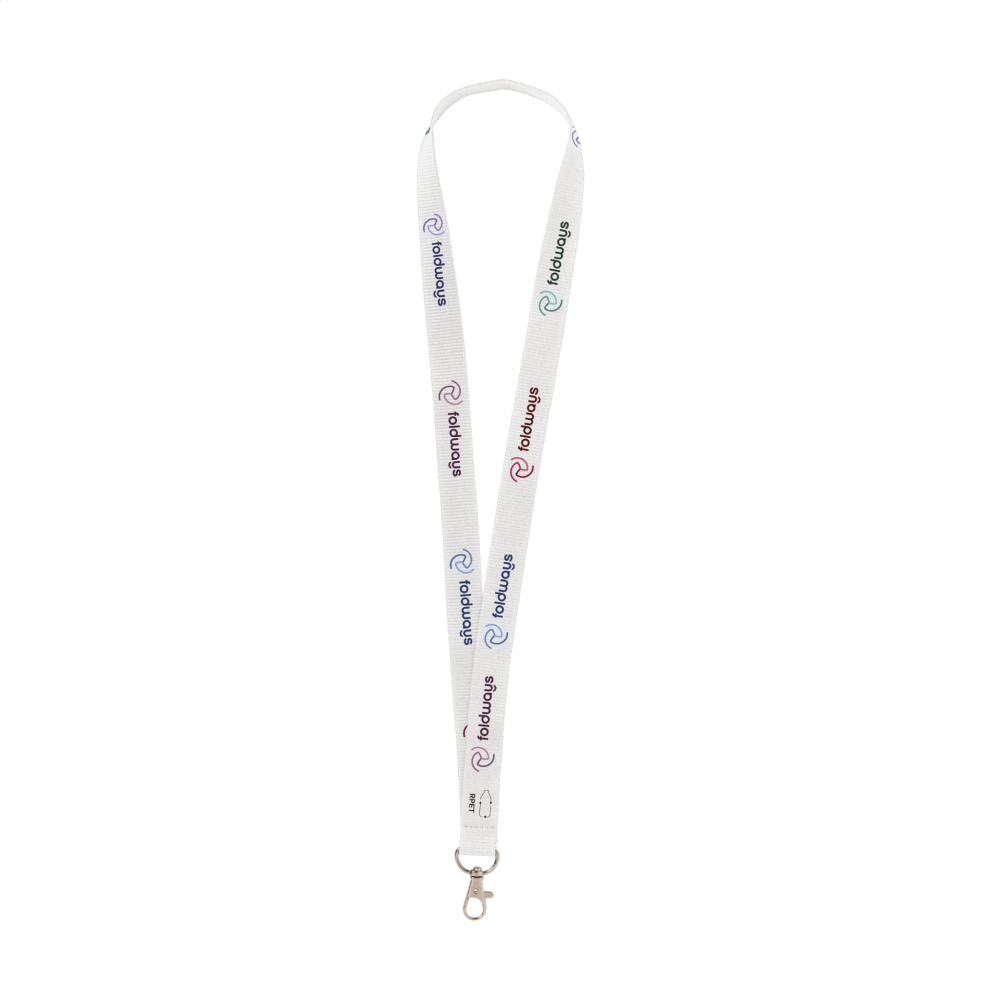 Logotrade advertising products photo of: Lanyard Sublimation RPET 2 cm keycord