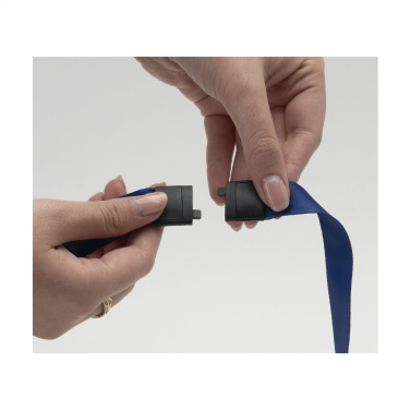 Logo trade business gifts image of: Lanyard Sublimation Safety RPET 2 cm lanyard