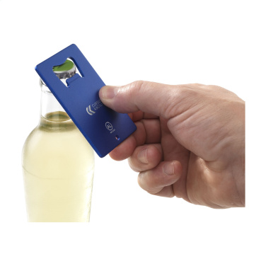 Logo trade promotional giveaway photo of: Carta Opener Recycled Alu bottle opener