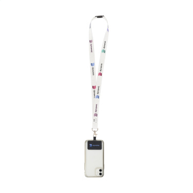 Logo trade promotional items picture of: Lanyard Sublimation Safety RPET 2 cm with Patch