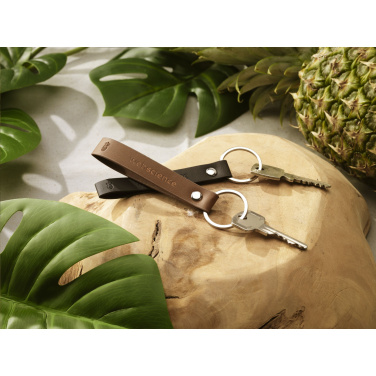 Logo trade promotional items image of: Vegan Pineapple Leather Keyring