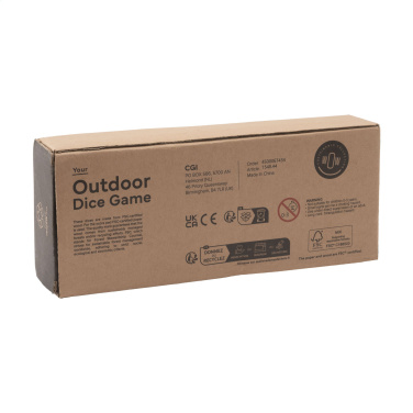 Logo trade promotional giveaway photo of: Outdoor Dice Game