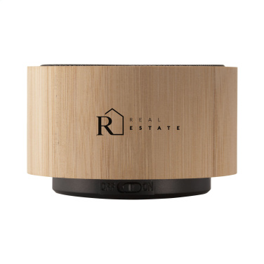 Logotrade advertising products photo of: Wave Bamboo Wireless Speaker
