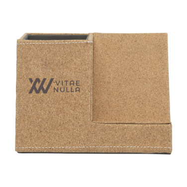 Logo trade promotional gift photo of: Ecork Pen Holder Wireless Charger