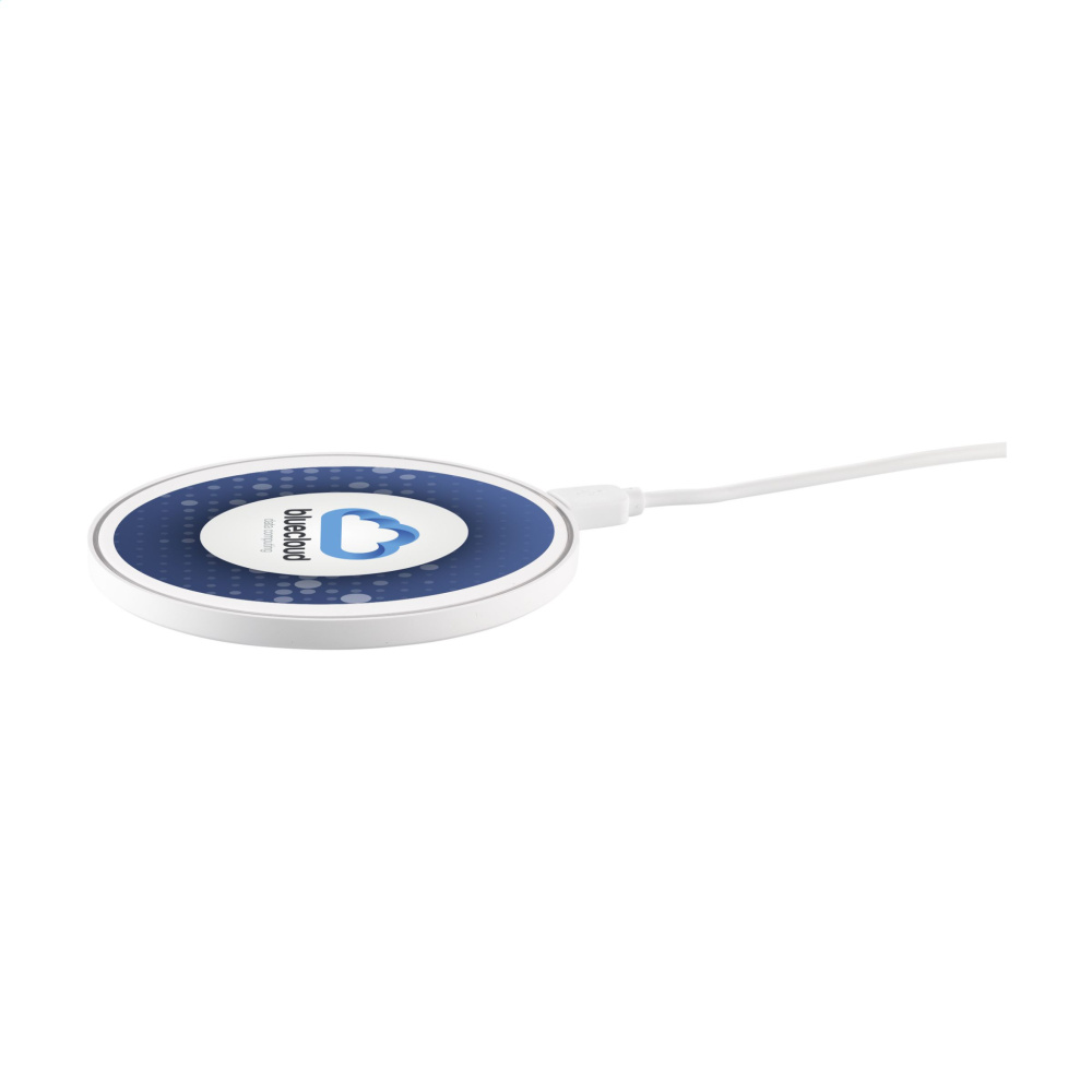 Logo trade promotional items image of: Coil RCS Recycled Wireless Charger