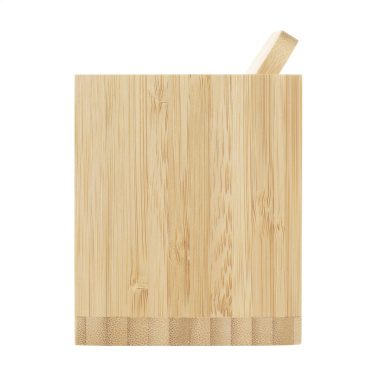 Logotrade corporate gift image of: Bamboo Boss 15W charger/pen holder
