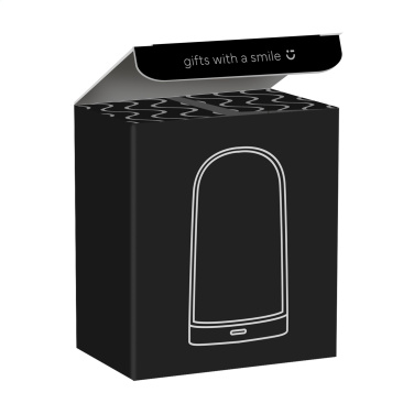 Logo trade corporate gifts image of: Triple-Up RCS Recycled ABS Wireless Charger Stand