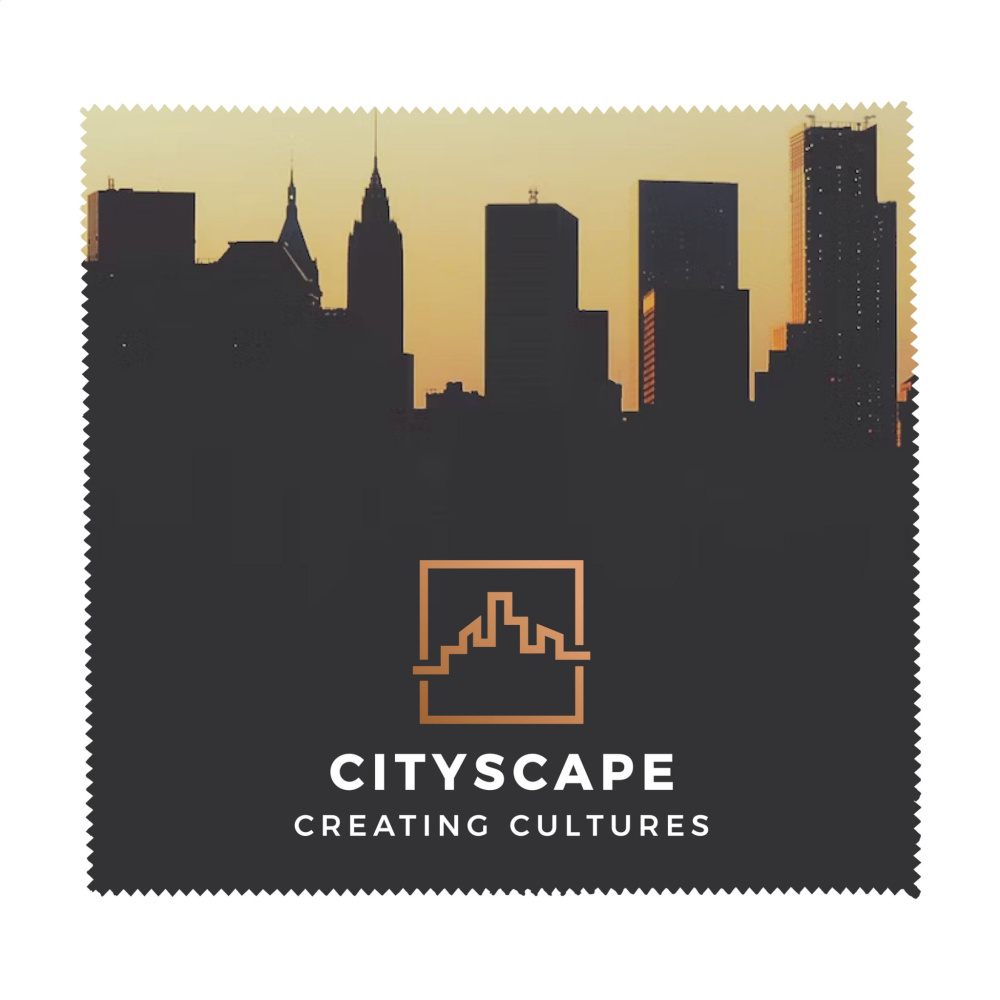 Logo trade promotional giveaways picture of: Microfiber RPET Cleaning Cloth