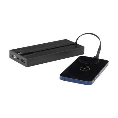 Logo trade promotional gift photo of: Rely Powerbank 10000 RCS Recycled Alu