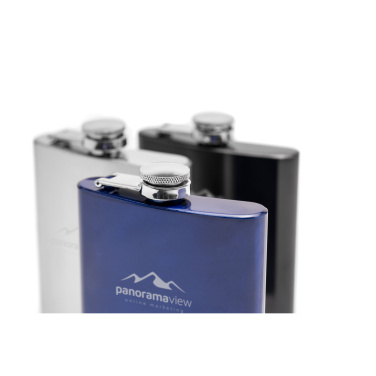 HipFlask 200 ml stainless steel hip flask, silver – detail view 5