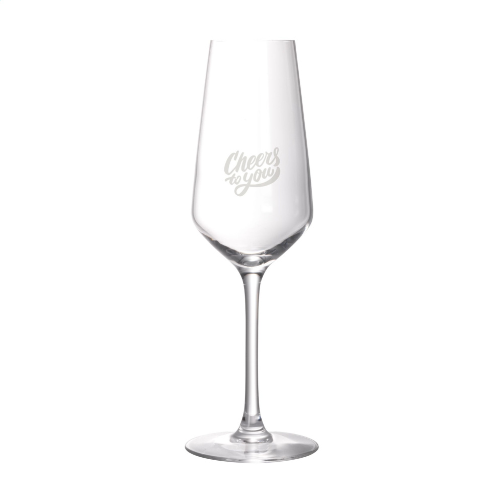 Logo trade promotional giveaways image of: Loire Champagne glass 230 ml